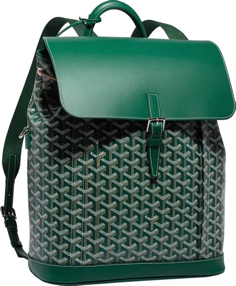 goyard backpack green|goyard alpin mini backpack price.